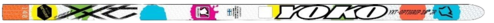 YOKO YXT Optigrip Junior sukset (120 cm) + NNN-siteet asennettuna